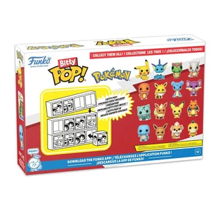 Pokémon Funko Bitty Pop! 4-Pack: Pikachu / Vaporeon / Caterpie / Cubone van Funko – cover 2 van 5