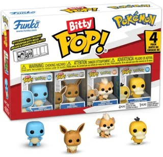 Pokémon Funko Bitty Pop! 4-Pack: Squirtle / Eevee / Growlithe / Psyduck by Funko – cover 1 of 5