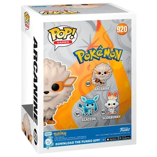 Pokemon Funko Pop Vinyl: Arcanine de Funko – jaquette 2 sur 3