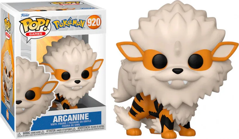 Pokemon Funko Pop Vinyl: Arcanine de Funko – jaquette 1 sur 3