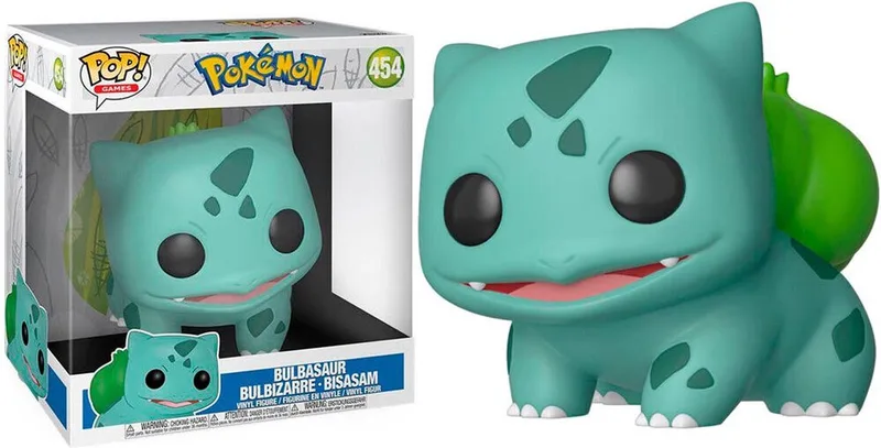 Pokemon Funko Pop Vinyl: Jumbo Size Bulbasaur van Funko – cover 1 van 3
