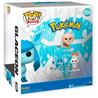 Pokemon Funko Pop Vinyl: Jumbo Size Glaceon de Funko – jaquette 2 sur 3