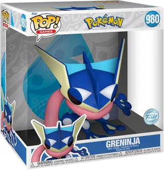 Pokemon Funko Pop Vinyl: Jumbo Size Greninja van Funko – cover 1 van 2