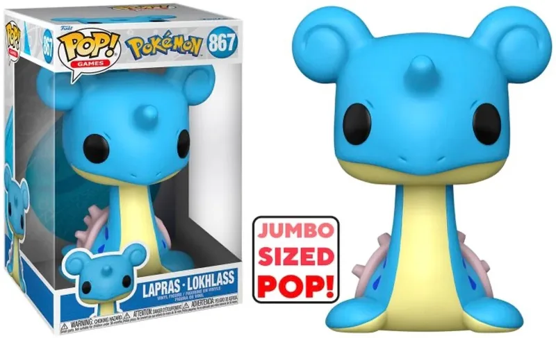 Pokemon Funko Pop Vinyl: Jumbo Size Lapras van Funko – cover 1 van 2