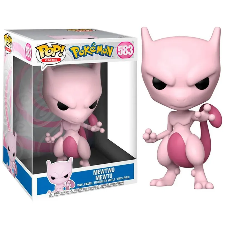 Pokemon Funko Pop Vinyl: Jumbo Size Mewtwo van Funko – cover 3 van 3