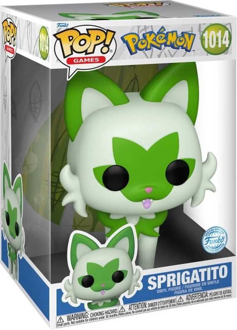 Pokemon Funko Pop Vinyl: Jumbo Size Sprigatito by Funko – cover 1 of 2