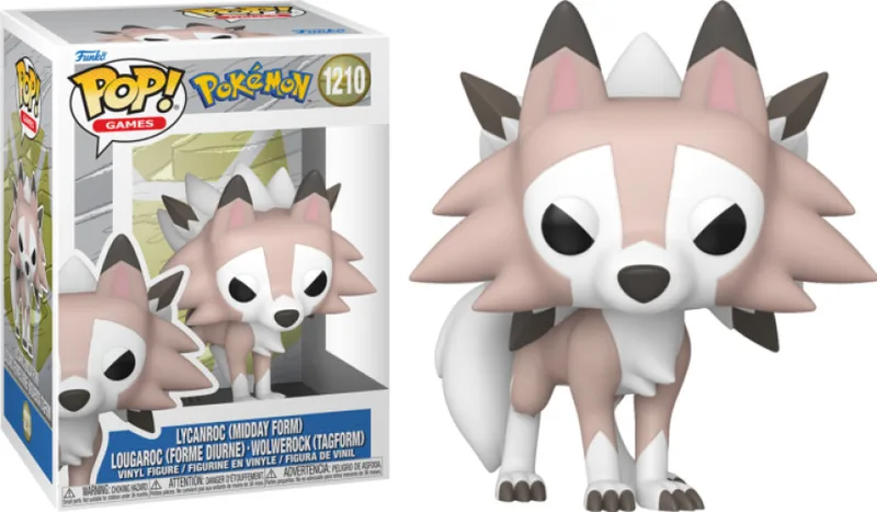 Pokemon Funko Pop Vinyl: Lycanroc Midday Form (1210) by Funko – cover