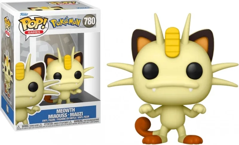 Pokemon Funko Pop Vinyl: Meowth van Funko – cover 1 van 3