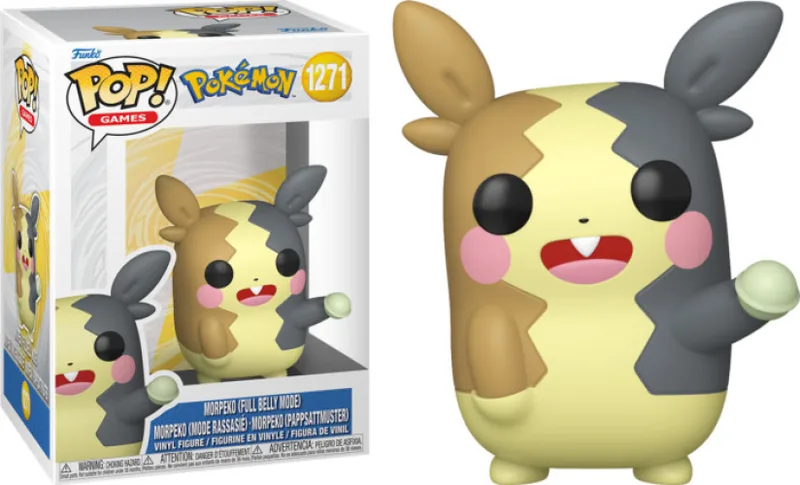 Pokemon Funko Pop Vinyl: Morpeko (Full Belly Mode) (1271) de Funko – jaquette