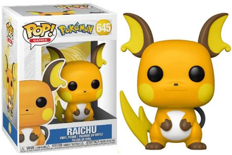 Pokemon Funko Pop Vinyl: Raichu van Funko – cover 1 van 3
