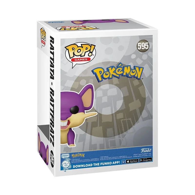 Pokemon Funko Pop Vinyl: Rattata van Funko – cover 2 van 3