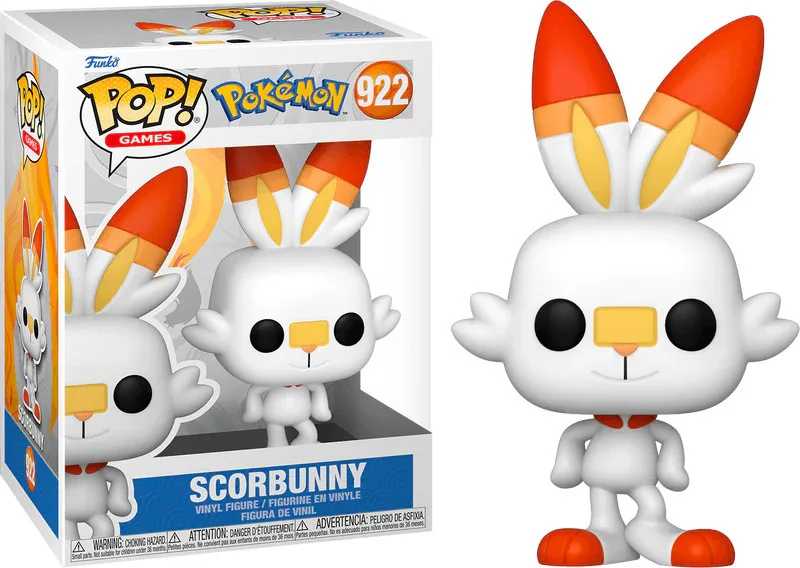 Pokemon Funko Pop Vinyl: Scorbunny van Funko – cover 1 van 3