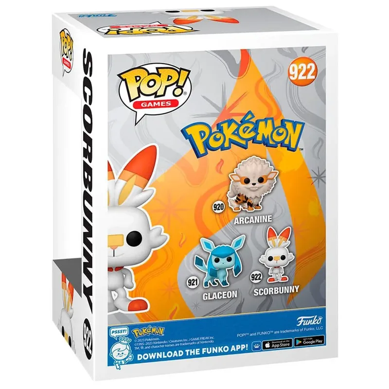 Pokemon Funko Pop Vinyl: Scorbunny van Funko – cover 2 van 3