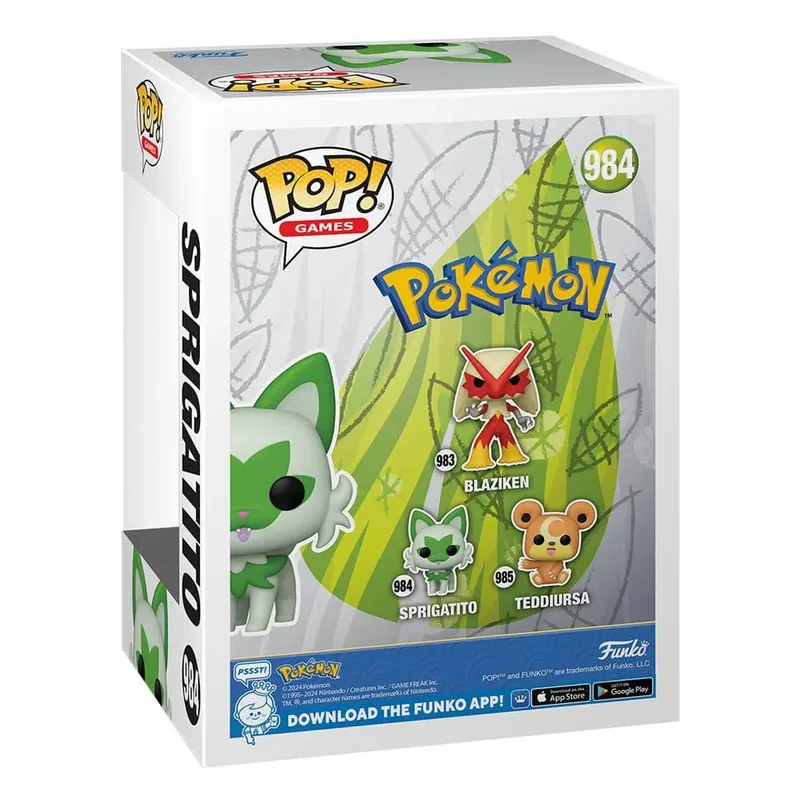 Pokemon Funko Pop Vinyl: Sprigatito van Funko – cover 2 van 3