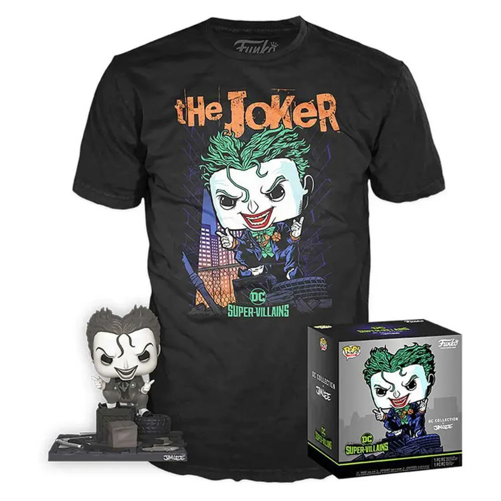 Pop Dc Jim Lee Joker En T-shirt Met Korte Mouwen från Funko – omslag