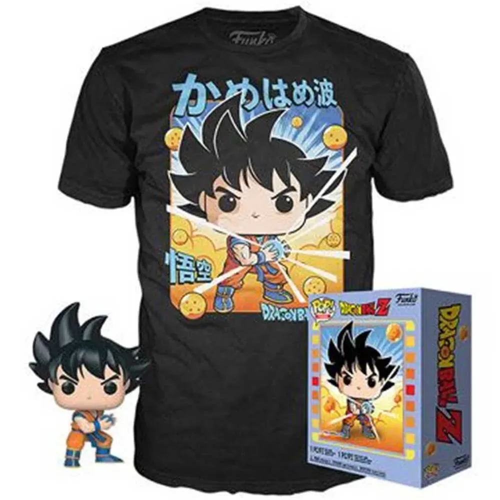 Pop! Dragon Ball Z Goku Og Kortærmet T-shirt Kamehameha 9 Cm fra Funko – cover