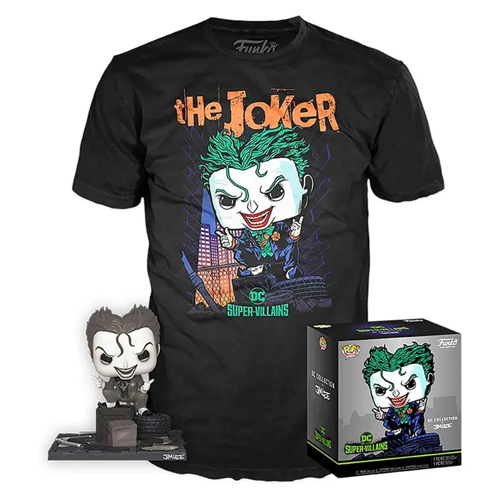Pop! Jim Lee Joker-figuur En T-shirt Met Korte Mouwen från Funko – omslag