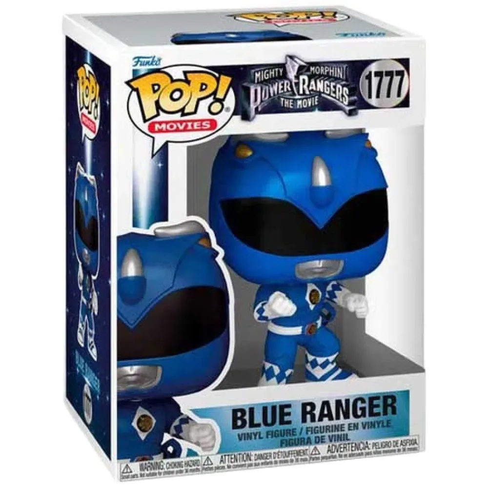 Power Rangers Mighty Morphin The Movie Blauwe Ranger Figuur 9 Cm van Funko – cover