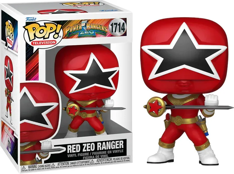Power Rangers Zeo Funko Pop Vinyl: Red Zeo Ranger van Funko – cover 1 van 2