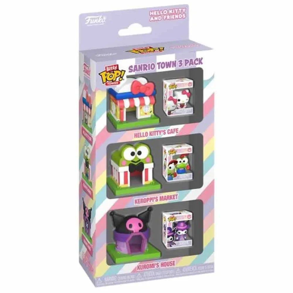 Sanrio-pack Bitty Town Sanrio Town X3 Figuur van Funko – cover