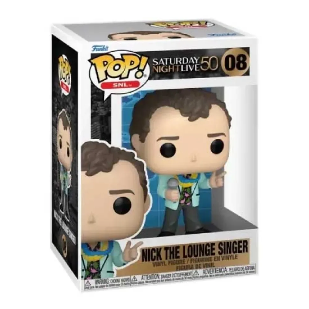 Figurine De Nick The Lounge Singer Du 50e Anniversaire De Saturday Night Live de Funko – jaquette