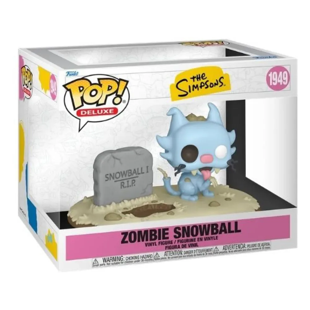 Figure Simpsons (t23)-deluxe Zombie Snowball de Funko – jaquette