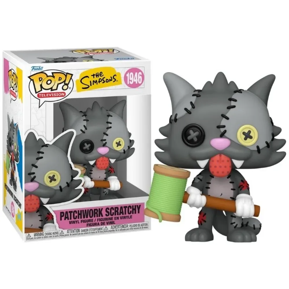 Simpsons (t23)-scratchy Patchwork Figur fra Funko – cover