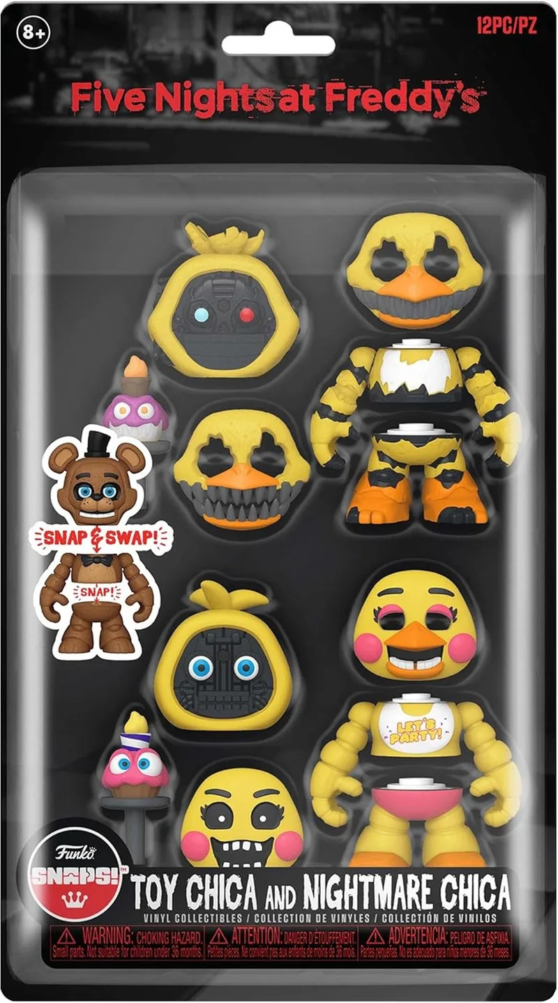 SNAPS! Five Nights at Freddy's - Toy Chica and Nightmare Chica 2-Pack van Funko – cover
