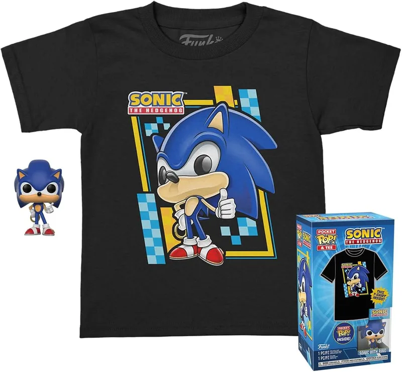 Sonic Funko Pop! Tees & Vinyl - Sonic with Ring by Funko – cover