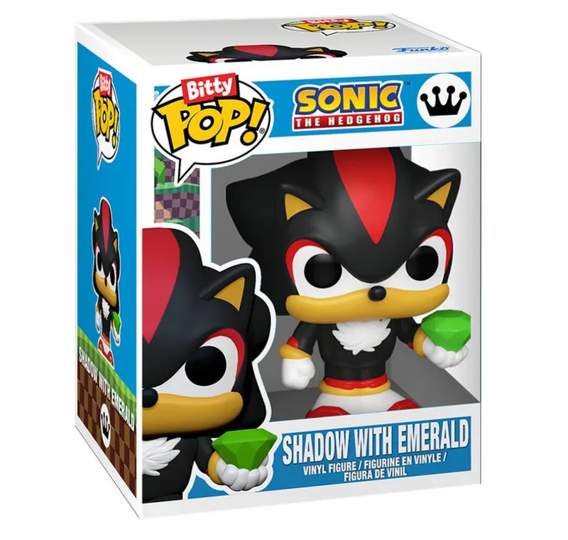 Sonic the Hedgehog Funko Bitty Pop! 4-Pack: Shadow with Emerald, Rouge, Neo Metal Sonic, Silver by Funko – cover 3 of 3
