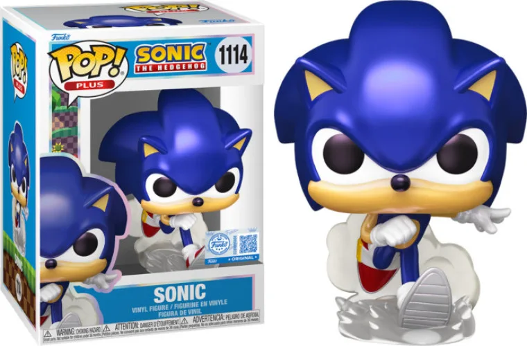 Sonic The Hedgehog Funko Pop Plus Vinyl: Sonic The Hedgehog van Funko – cover 1 van 2