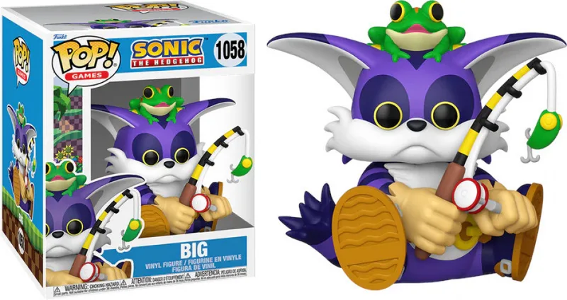 Sonic The Hedgehog Funko Pop Vinyl: Big The Cat with Froggy by Funko – cover