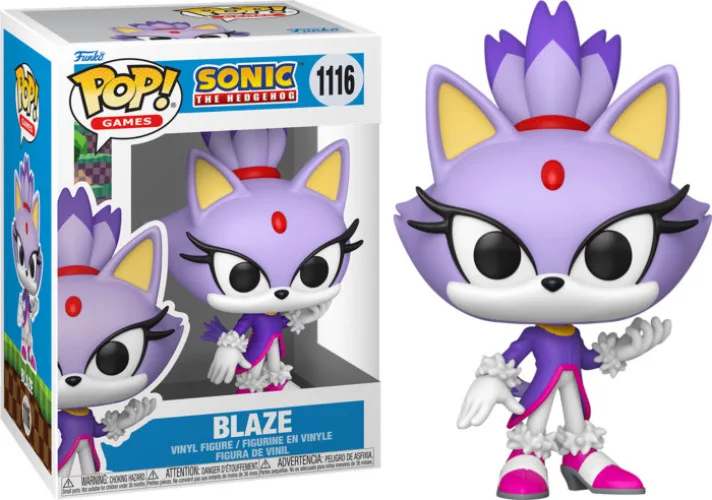 Sonic the Hedgehog Funko Pop Vinyl: Blaze van Funko – cover 1 van 2