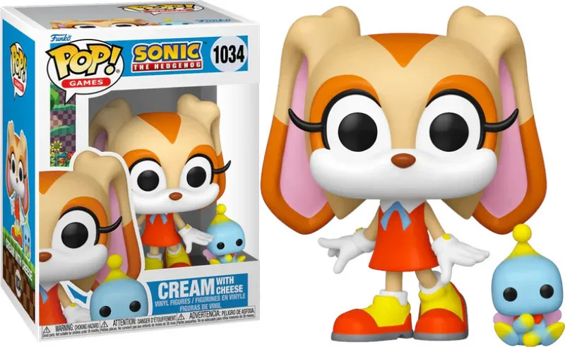 Sonic the Hedgehog Funko Pop Vinyl: Cream with Cheese van Funko – cover 1 van 2