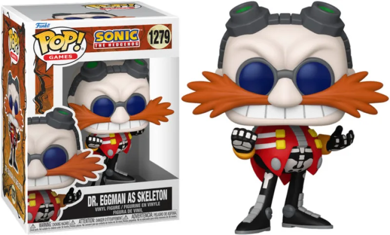 Sonic the Hedgehog Funko Pop Vinyl: Dr. Eggman as Skeleton by Funko – cover 1 of 2