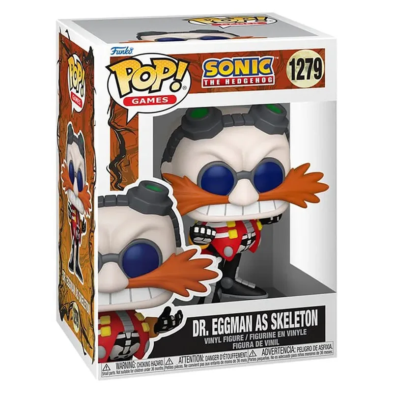 Sonic the Hedgehog Funko Pop Vinyl: Dr. Eggman as Skeleton by Funko – cover 2 of 2
