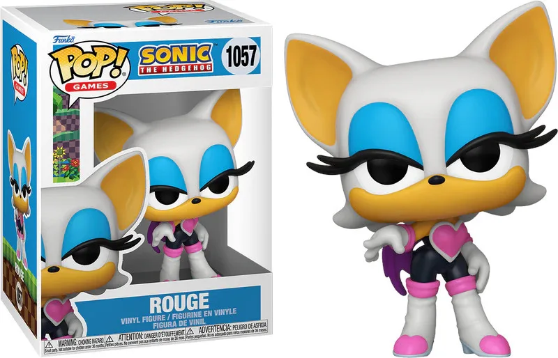 Sonic The Hedgehog Funko Pop Vinyl: Rouge van Funko – cover 1 van 2