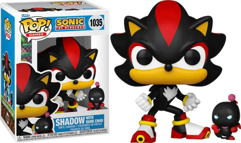 Sonic the Hedgehog Funko Pop Vinyl: Shadow with Dark Chao van Funko – cover 1 van 2