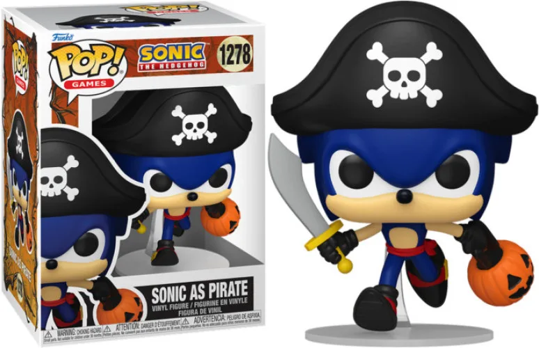 Sonic the Hedgehog Funko Pop Vinyl: Sonic as Pirate van Funko – cover 1 van 2