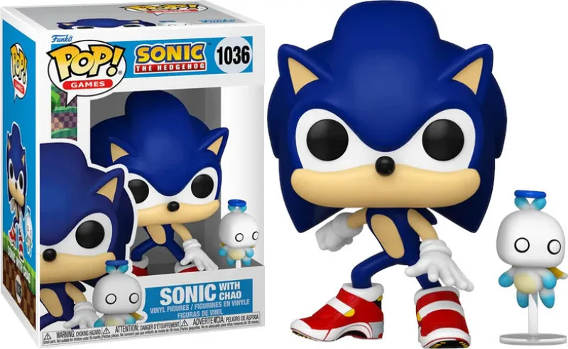 Sonic the Hedgehog Funko Pop Vinyl: Sonic with Hero Chao van Funko – cover 1 van 2