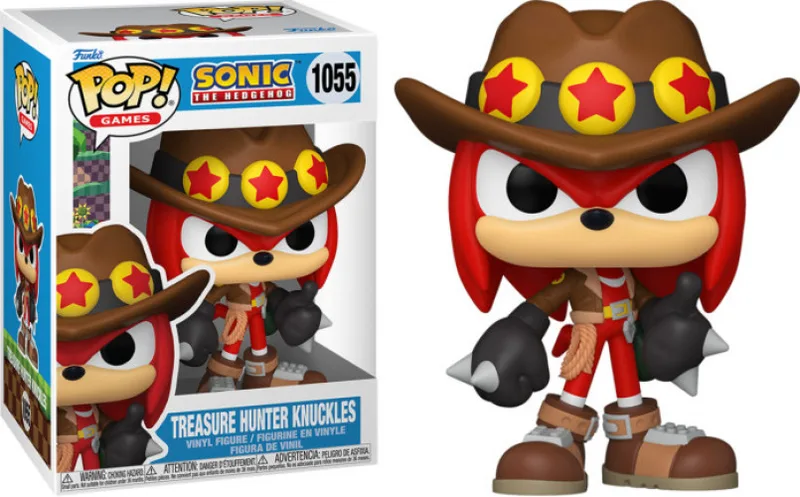 Sonic The Hedgehog Funko Pop Vinyl: Treasure Hunter Knuckles by Funko – cover 1 of 2