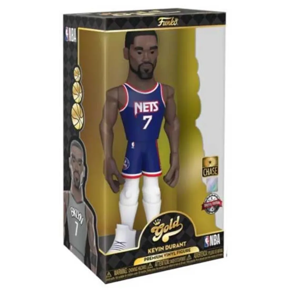 Figurine Nba Brooklyn Nets Kevin Durant Ce´21 Édition Spéciale Or 30 Cm de Funko – jaquette
