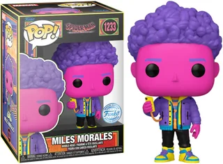 Spider-Man: Across the Spider-Verse Funko Pop Vinyl: Miles Morales (Blacklight) by Funko – cover 1 of 3