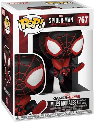 Spider-Man Miles Morales Funko Pop Vinyl: Miles Morales Bodega Cat Suit van Funko – cover 1 van 2