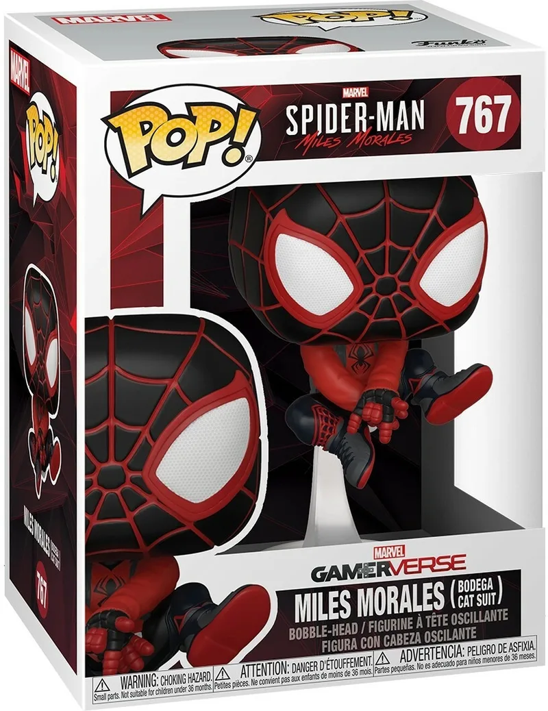 Spider-Man Miles Morales Funko Pop Vinyl: Miles Morales Bodega Cat Suit van Funko – cover 1 van 2