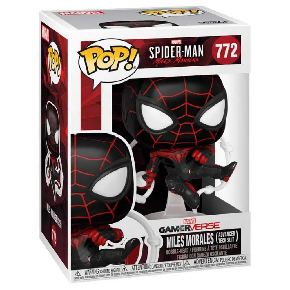 Spiderman Marvel Miles Morales Advanced Tech Suit-figuur by Funko – cover