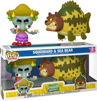 Spongebob Squarepants 2-Pack Funko Pop Vinyl: Squidward & Sea Bear by Funko – cover 1 of 3