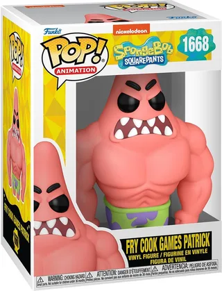 Spongebob Squarepants Funko Pop Vinyl: Fry Cook Games Patrick van Funko – cover 1 van 2