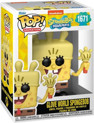 Spongebob Squarepants Funko Pop Vinyl: Glove World Spongebob van Funko – cover 1 van 2