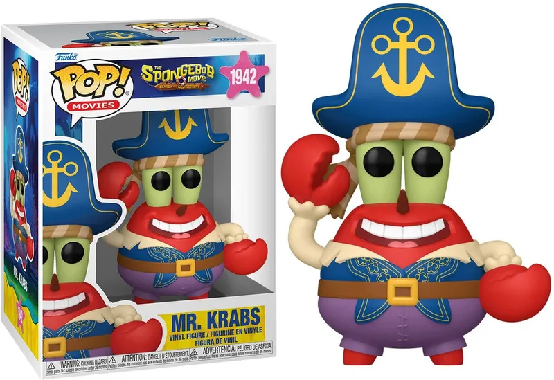 Spongebob Squarepants Funko Pop Vinyl: Mr. Krabs (Pirate) van Funko – cover